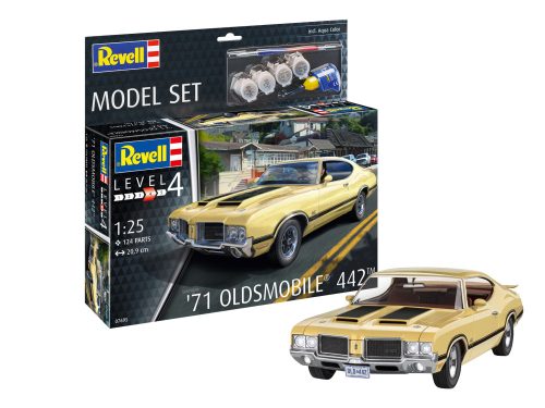 Revell - Model Set '71 Oldsmobile 442 Coupé