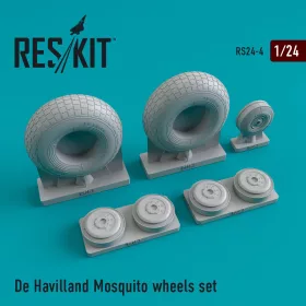 Reskit - DH.98  Mosquito  wheels set (1/24)