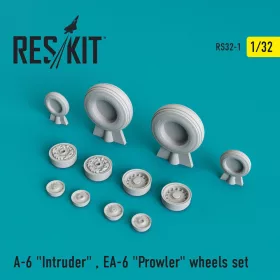 Reskit - A-6 Intruder , EA-6 Prowler (weighted) wheels set