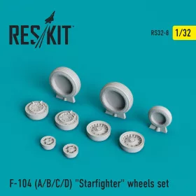 Reskit - F-104 (A,B,C,D) Starfighter wheels set