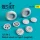 Reskit - F4F/FM-2 Wildcat wheels set type 2 (weighted)
