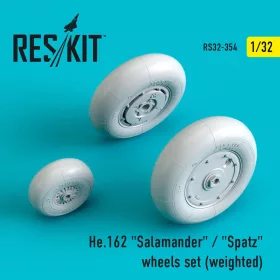 Reskit - He.162 Salamander / Spatz wheels set (weighted)