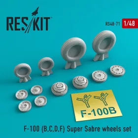 Reskit - F-100 (B,C,D,F) Super Sabre wheels set