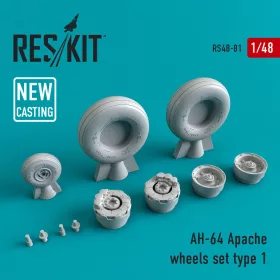 Reskit - AH-64 Apache wheels set type 1