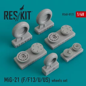 Reskit - MiG-21 (F F13 U US) wheels set