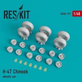Reskit - H-47  Chinook  wheels set (1/48)