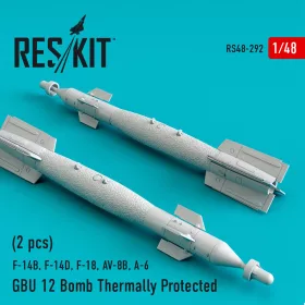   Reskit - GBU-12  Paveway II  thermally protected laser guided bombs (2 pcs) (F-14  F-18  F-35  AV-8B  A-6)  (