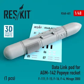  Reskit - Data Link pod for AGM-142 Popeye rocket (F-15, F-16, F-4, Mirage 2000, F-111)