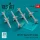 Reskit - AIM-7E2 Sparrow III missiles (4 pcs) (F-4 F-15 F-16 F-14) (3D Printed)