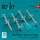 Reskit - AIM-7F High Vis Sparrow III missiles (4 pcs) (F-4 F-5 F-15 F-16 F-14 F/A-18) (3D Printed)