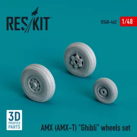   Reskit - AMX (AMX-T) "Ghibli" wheels set (3D Printed) (1/48)