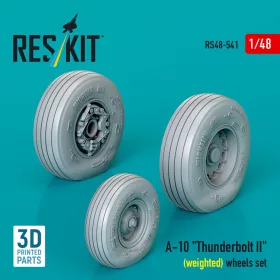   Reskit - A-10 Thunderbolt II (weighted) wheels set (3D Printed)
