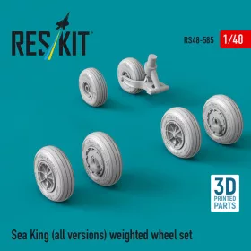   Reskit - Sea King (all versions) weighted wheel set (3D Printed)