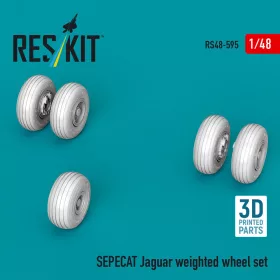 Reskit - SEPECAT Jaguar weighted wheel set (3D Printed)