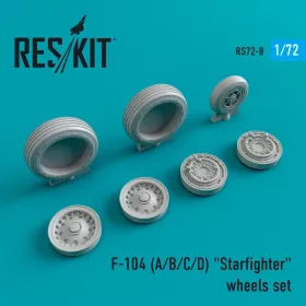 Reskit - F-104 (A,B,C,D) Starfighter wheels set