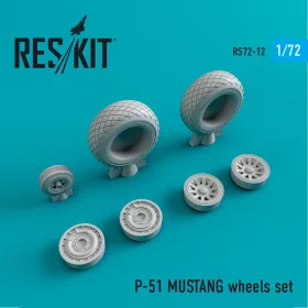 Reskit - P-51 Mustang wheels set