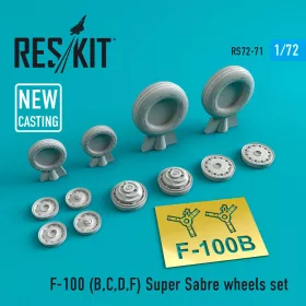 Reskit - F-100 (B,C,D,F) Super Sabre wheels set