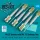 Reskit - Mk.82 bombs with Mk.15 Snakeye fins (6 pcs) (F-4 F-5 F-8 F-15 F-16 F-18 A-1 A-4 A-6 A-7 A-10 Kfir) (3D Printed)
