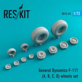 Reskit - Tu-95 (Tu-142) wheels set (weighted)