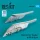 Reskit - Pylons for P-8A  Poseidon  for BPK kit (2 pcs) (3D Printed) (1/72)