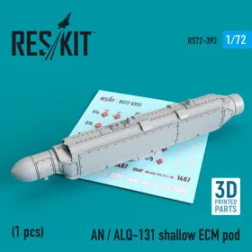   Reskit - AN / ALQ-131 shallow ECM pod (3D Printed) (A-7  A-10  F-4  F-16  F-111  C-130)(1/72)