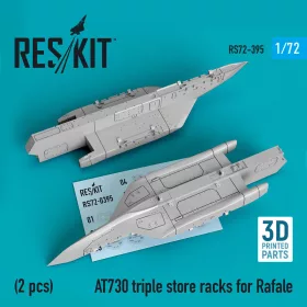   Reskit - AT730 triple store racks for Rafale (2 pcs) (3D Printed)