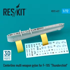   Reskit - Centerline multi weapon pylon for F-105 Thunderchief (3D Printed)
