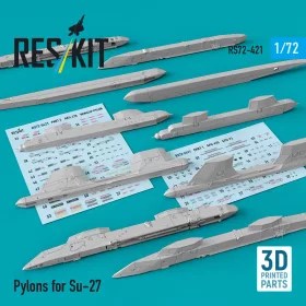 Reskit - Pylons for Su-27 (3D Printed)
