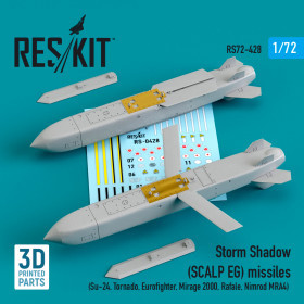 Reskit - Storm Shadow (SCALP EG) missiles (2 pcs) (Su-24, Tornado, Eurofighter, Mirage 2000, Rafale, Nimrod M
