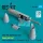 Reskit - SUU-16A 20mm gun pod (open gun bay) wings mounting for F-4 Phantom II (C,D) (1 pcs) (3D Printed)