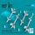 Reskit - Python 3 missiles (4 pcs) (Kfir F-15 F-16 MiG-21 Mirage F.1 JF-17 FC-1) (3D Printed)