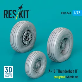   Reskit - A-10 Thunderbolt II (weighted) wheels set (3D Printed)