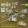 Reskit - Merkava Mk.3 MG set V2 (3 pcs) + machine gun mounts (3 pcs) for Meng/HobbyBoss kit (3D Printed) figura makett