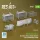 Reskit - Merkava Mk.3 rear hull metall storage baskets (2 pcs) w/workable chains for Meng kit (3D Printed) figura makett