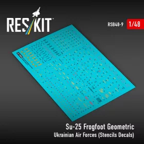   Reskit - Su-25 Frogfoot Geometric Ukrainian Air Forces (Stencils Decals)( )