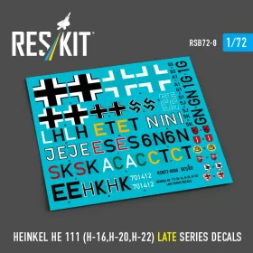   Reskit - Heinkel He 111 (H-16,H-20,H-22) late series (Decals)