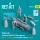 Reskit - US Aircraft mechanics with SUU-23 20mm gun pod (open & close gun bay) on transport trolley (scene 1) (3 pcs) (3D Printed) figura makett