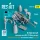 Reskit - British Aircraft mechanics with SUU-23 20mm gun pod (open & close gun bay) on on transport trolley (scene 1) (3 pcs) (3D Printed) figura makett