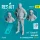 Reskit - A-7 Corsair II male pilot (in a standing position - type 1) (1 pcs) (3D Printed) figura makett