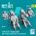 Reskit - F-105F/G Thunderchief pilots sitting in ejection seat for Trumpeter kit (2 pcs) (3D Printed) figura makett