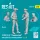 Reskit - F-105 (F, G) Thunderchief male pilots (in a standing position - type 1) (2 pcs) (3D Printed) figura makett