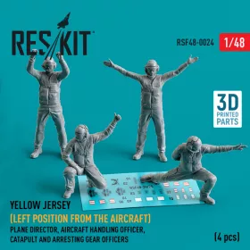   Reskit - Yellow jersey (Left position from the aircraft) Plane Director  Aircraft Handling Officer  Catapult figura makett