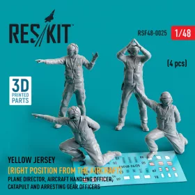   Reskit - Yellow jersey (Right position from the aircraft) Plane Director  Aircraft Handling Officer  Catapult figura makett