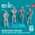 Reskit - Brown jersey (modern) (Wing Captains Wing Line Leading Petty Officers) (4 pcs) (3D Printed) figura makett