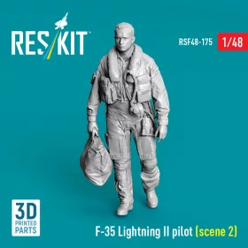 Reskit - F-35 Lightning II pilot (scene 2) (3D Printed)