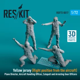   Reskit - Yellow jersey (Right position from the aircraft) Plane Director  Aircraft Handling Officer  Catapult figura makett