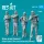 Reskit - Brown jersey (modern) (Wing Captains Wing Line Leading Petty Officers) (4 pcs) (3D Printed) figura makett