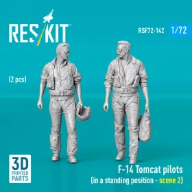   Reskit - F-14 Tomcat pilots (in a standing position - scene 2) (2 pcs) (3D Printed)