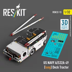   Reskit - US NAVY A/S32A-49 (long) Deck Tractor (3D Printed model kit)