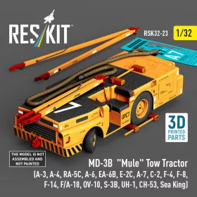   Reskit - MD-3B Mule Tow Tractor (A-3 A-4 RA-5C A-6 EA-6B E-2C A-7 C-2 F-4 F-8 F-14 F/A-18 OV-10 S-3B UH-1 CH-53 Sea King) (3D Printed model kit)